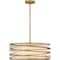 Quoizel Spiral Pendant 3 Lights Light Gold SPL2820LG - alternate 2